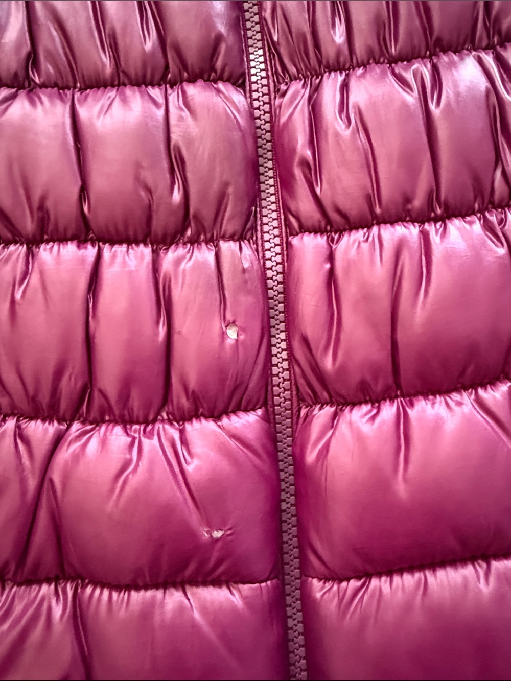 INC International Concepts Purple Puffy Coat Size Small - Picture 4 of 5